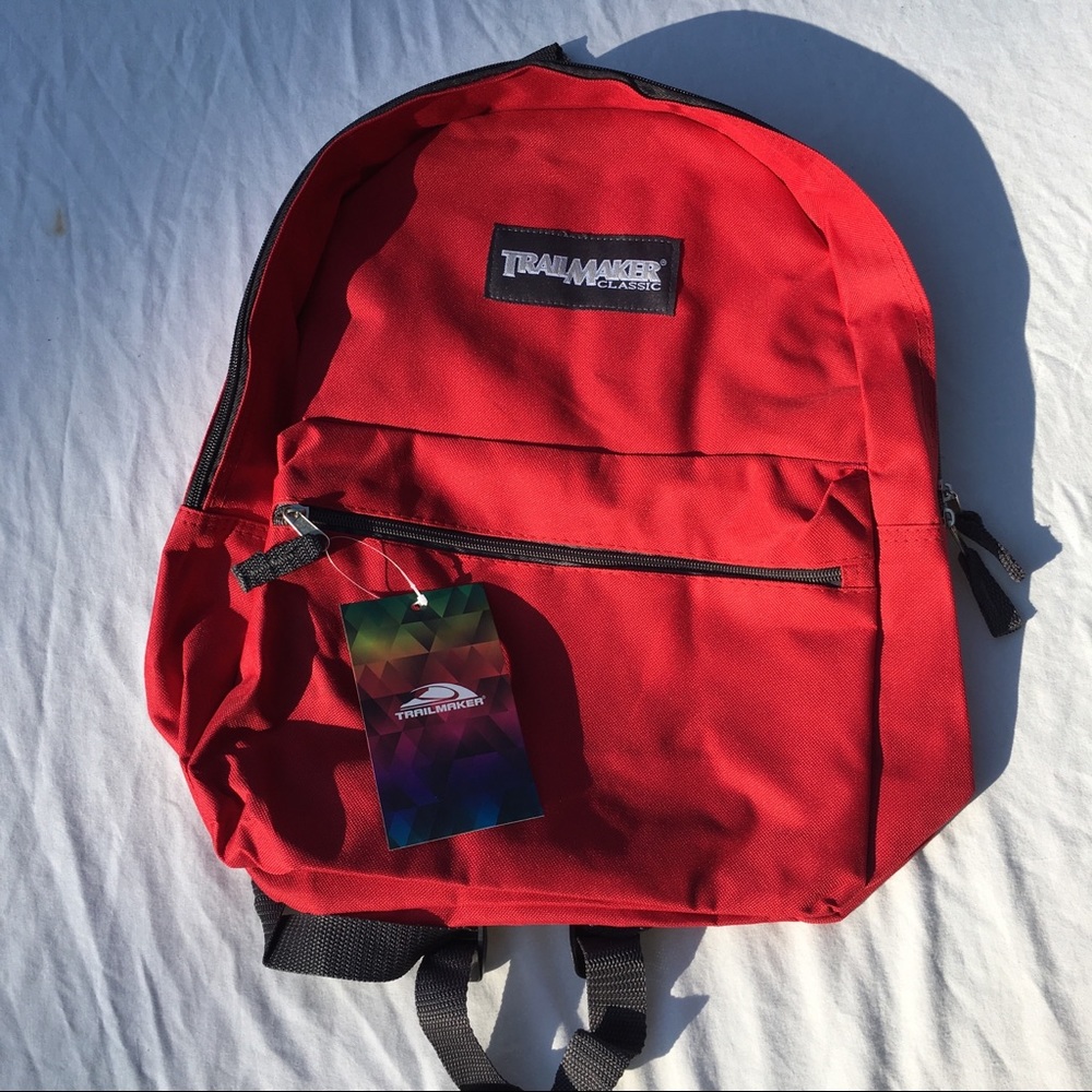 Bright Red Trailmaker 17” Backpack